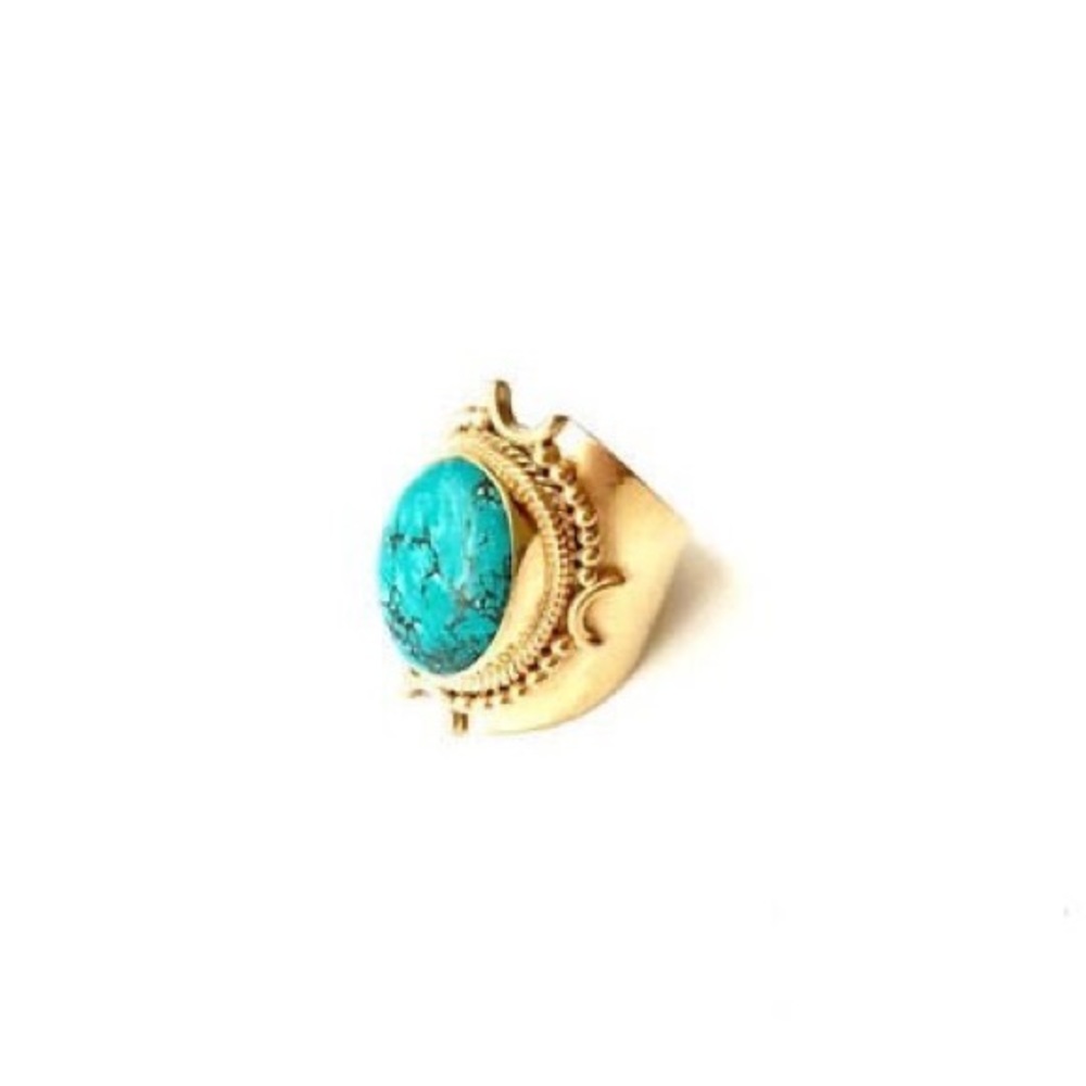 Handmade 18k gold vermeil ring